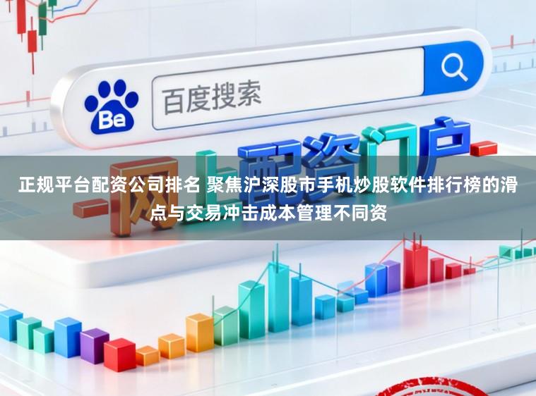 正规平台配资公司排名 聚焦沪深股市手机炒股软件排行榜的滑点与交易冲击成本管理不同资