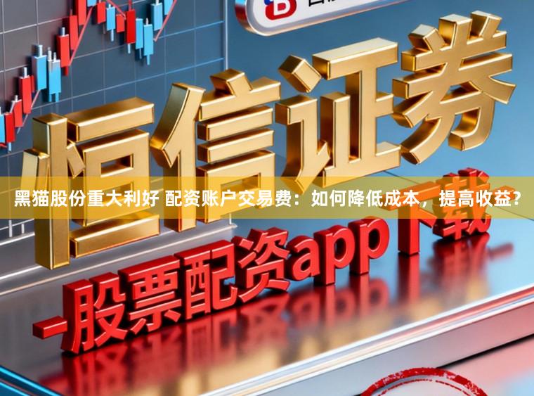 黑猫股份重大利好 配资账户交易费：如何降低成本，提高收益？