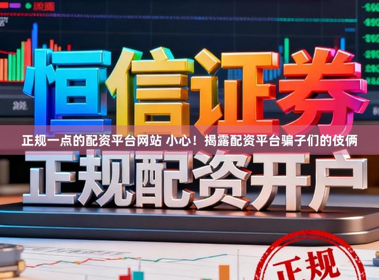 正规一点的配资平台网站 小心！揭露配资平台骗子们的伎俩